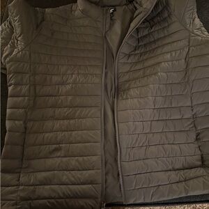 Lands' End Men's Dark Gray Puffer Jacket